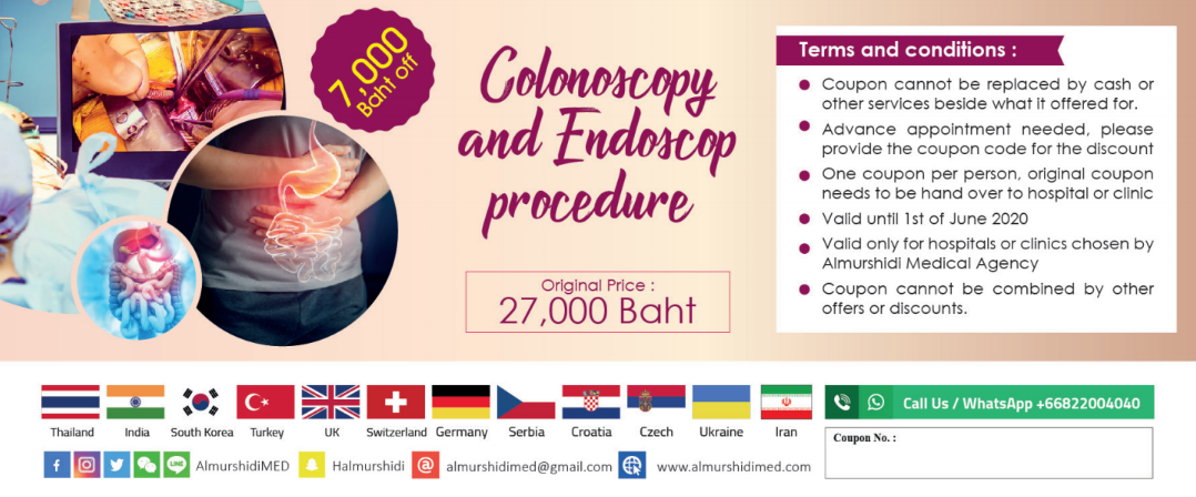 Best Colonoscopy and Endoscopy Procedure in Thailand