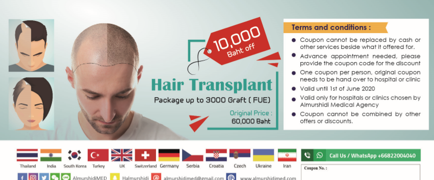 Best Hair Transplant Surgery Cost in Thailand
