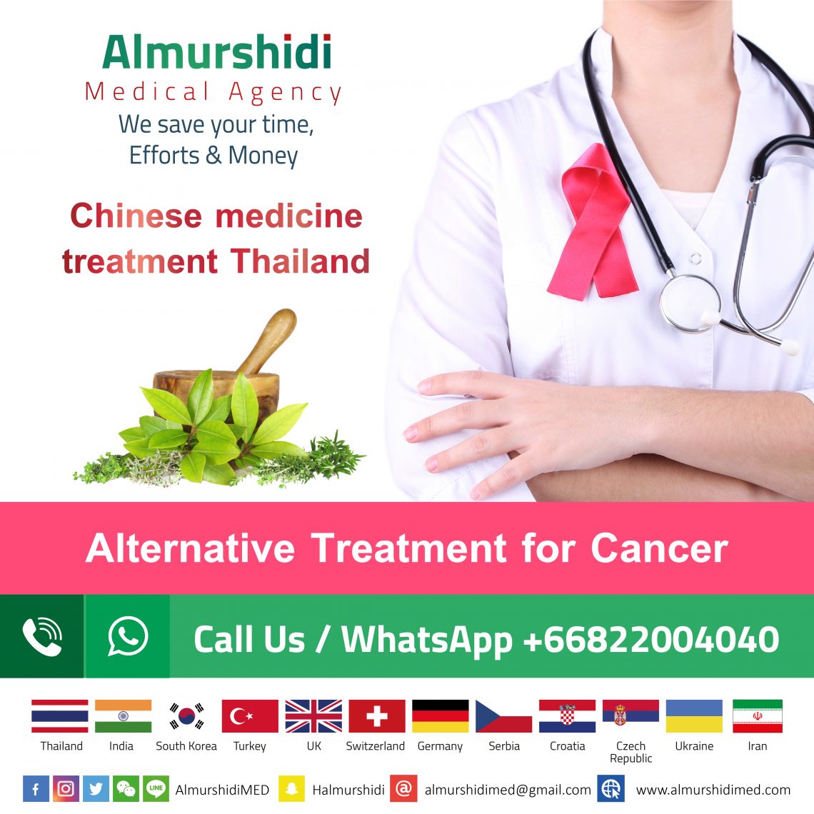 Traditional Chinese Medicine for Cancer Treatment in Thailand