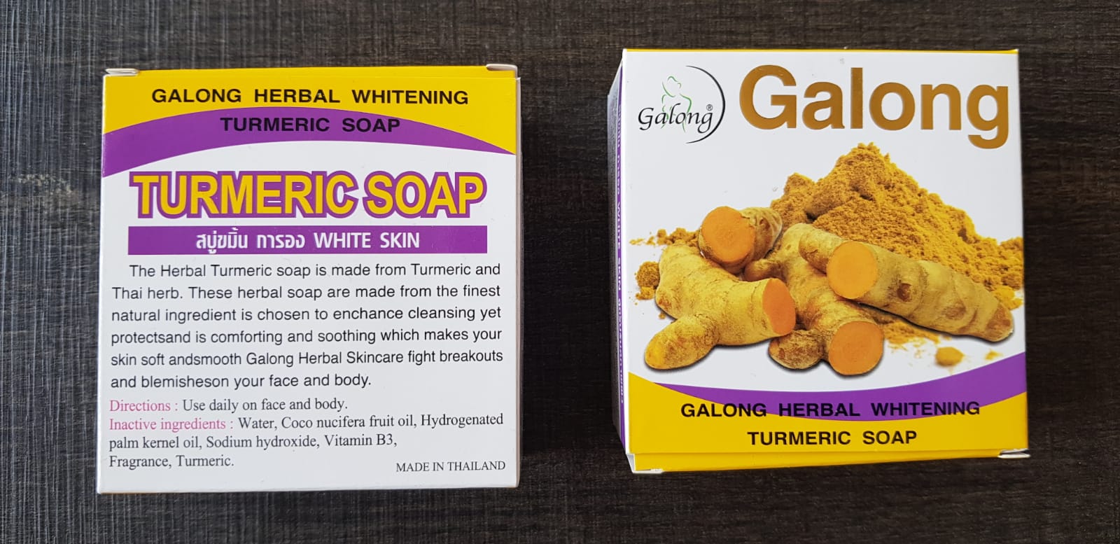 Best Whitening Galong Turmeric Soap in Thailand Almurshidi Medical