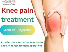 Knee pain treatment with cell stem