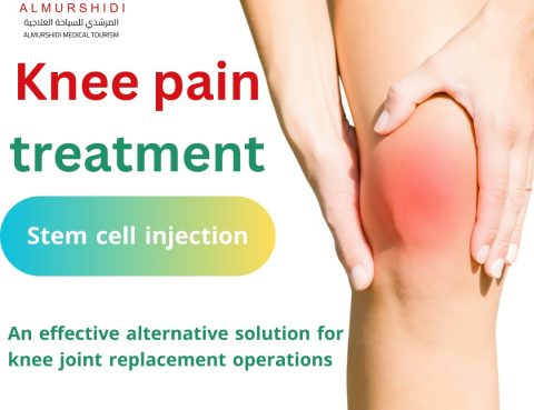 Knee pain treatment with cell stem